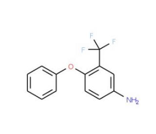 4-Phenoxy-3-(trifluoromethyl)phenylamine (CAS 267416-81-9) - chemical structure image
