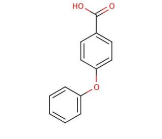 4-Phenoxybenzoic acid (CAS 2215-77-2) - chemical structure image