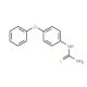 4-Phenoxyphenylthiourea (CAS 76839-21-9) - chemical structure image