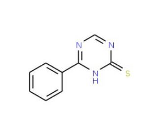 4-Phenyl-1,3,5-triazine-2-thiol - chemical structure image