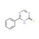 4-Phenyl-1,3,5-triazine-2-thiol - chemical structure image