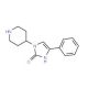 4-Phenyl-1-(4-piperidinyl)-4-imidazolin-2-one (CAS 205058-28-2) - chemical structure image