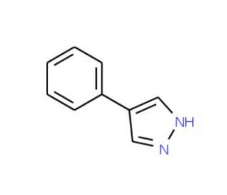 4-phenyl-1H-pyrazole (CAS 10199-68-5) - chemical structure image