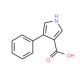 4-phenyl-1H-pyrrole-3-carboxylic acid (CAS 132040-12-1) - chemical structure image