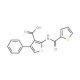 4-phenyl-2-[(thien-2-ylcarbonyl)amino]thiophene-3-carboxylic acid - chemical structure image