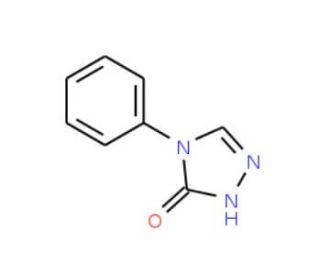 4-Phenyl-2,4-dihydro-3H-1,2,4-triazol-3-one (CAS 1008-30-6) - chemical structure image