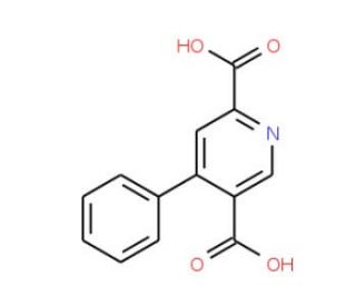 4-Phenyl-2,5-pyridinedicarboxylic acid - chemical structure image