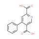 4-Phenyl-2,5-pyridinedicarboxylic acid - chemical structure image
