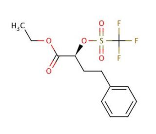 4-Phenyl-2-(S)-trifluoromethanesulfonyloxy-butyric Acid, Ethyl Ester - chemical structure image