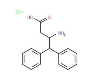 4-Phenyl-D-beta-homophenylalanine hydrochloride (CAS 332062-03-0) - chemical structure image