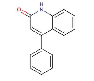 4-Phenyl-quinolin-2-ol (CAS 5855-57-2) - chemical structure image