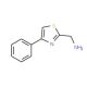 (4-Phenyl-thiazol-2-yl)methylamine (CAS 90916-45-3) - chemical structure image