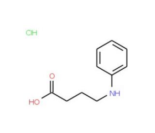 4-(phenylamino)butanoic acid hydrochloride - chemical structure image