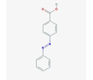 4-(Phenylazo)benzoic acid (CAS 1562-93-2) - chemical structure image