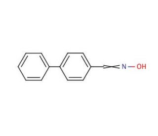 4-Phenylbenzaldoxime (CAS 40143-27-9) - chemical structure image