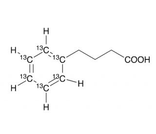4-Phenylbutyric Acid-13C6 (CAS 1346602-38-7) - chemical structure image