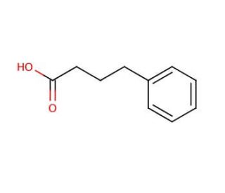 4-Phenylbutyric acid (CAS 1821-12-1) - chemical structure image