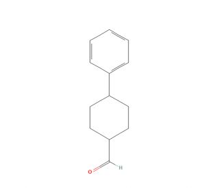 4-Phenylcyclohexanecarboxaldehyde (CAS 1466-74-6) - chemical structure image