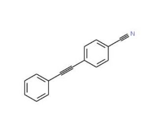 4-Phenylethynyl-benzonitrile (CAS 29822-79-5) - chemical structure image