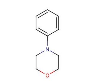 4-Phenylmorpholine (CAS 92-53-5) - chemical structure image