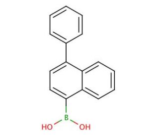 4-Phenylnaphthalene-1-boronic acid - chemical structure image