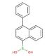 4-Phenylnaphthalene-1-boronic acid - chemical structure image