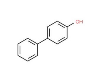 4-Phenylphenol (CAS 92-69-3) - chemical structure image