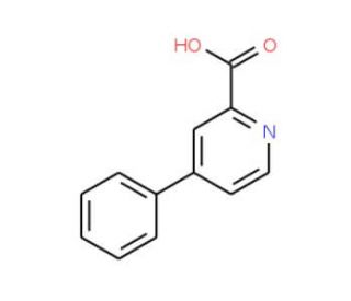 4-Phenylpicolinic acid (CAS 52565-56-7) - chemical structure image