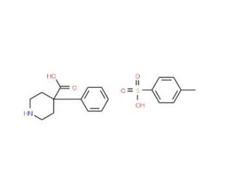 4-Phenylpiperidine-4-carboxylic acid p-methylbenzenesulfonate (CAS 83949-32-0) - chemical structure image