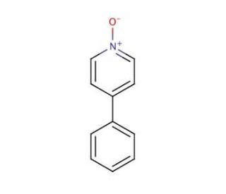 4-Phenylpyridine N-oxide (CAS 1131-61-9) - chemical structure image