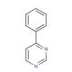 4-Phenylpyrimidine (CAS 3438-48-0) - chemical structure image