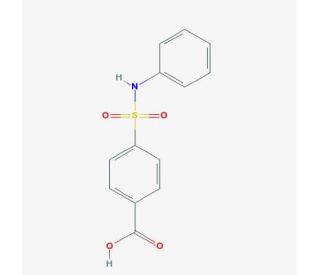 4-Phenylsulfamoyl-benzoic acid (CAS 6314-72-3) - chemical structure image