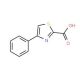 4-Phenylthiazole-2-carboxylic acid (CAS 59020-44-9) - chemical structure image