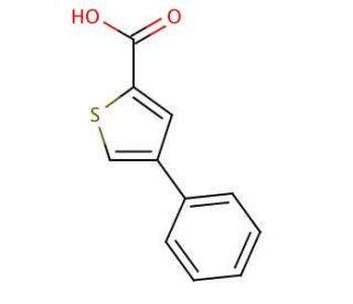 4-Phenylthiophene-2-carboxylic acid (CAS 21676-88-0) - chemical structure image