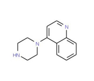 4-Piperazin-1-yl-quinoline (CAS 118306-89-1) - chemical structure image