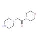 (4-Piperazin-1-ylacetyl)morpholine (CAS 39890-46-5) - chemical structure image