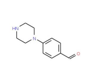 4-Piperazin-1-ylbenzaldehyde (CAS 27913-98-0) - chemical structure image