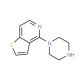 4-Piperazin-1-ylthieno[3,2-c]pyridine (CAS 106261-27-2) - chemical structure image