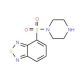 4-(Piperazine-1-sulfonyl)-benzo[1,2,5]thiadiazole - chemical structure image