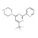 4-Piperazino-2-(2-pyridinyl)-6-(trifluoromethyl)-pyrimidine - chemical structure image