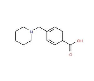 4-(piperidin-1-ylmethyl)benzoic acid (CAS 159691-33-5) - chemical structure image