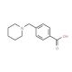 4-(piperidin-1-ylmethyl)benzoic acid (CAS 159691-33-5) - chemical structure image