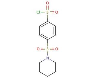 4-(piperidin-1-ylsulfonyl)benzenesulfonyl chloride - chemical structure image