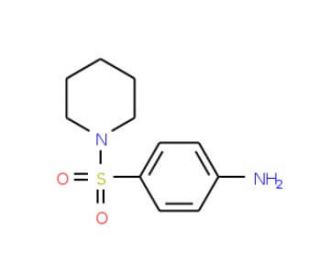 4-(Piperidin-1-ylsulphonyl)aniline (CAS 6336-68-1) - chemical structure image