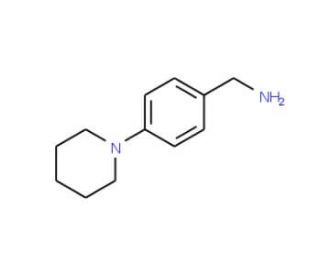 (4-Piperidin-1ylphenyl)methylamine (CAS 214759-73-6) - chemical structure image
