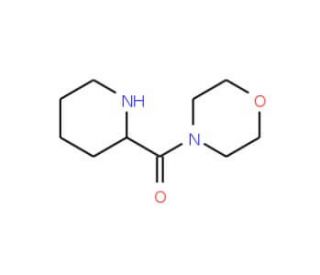 4-(Piperidin-2-ylcarbonyl)morpholine (CAS 690634-79-8) - chemical structure image