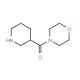 4-(Piperidin-3-ylcarbonyl)morpholine (CAS 35090-96-1) - chemical structure image