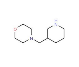 4-Piperidin-3-ylmethyl-morpholine (CAS 81310-60-3) - chemical structure image