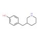 4-Piperidin-3-ylmethyl-phenol (CAS 955315-07-8) - chemical structure image