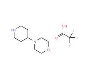 4-Piperidin-4-yl-morpholinetrifluoroacetate - chemical structure image